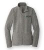 Picture of L235 - Ladies' Heather Microfleece Full Zip Jacket 
